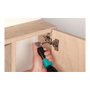 Wolfcraft Tournevis angulaire 90° métal 15,3 x 3,2 x 3,2 cm usage professionnel et domestique