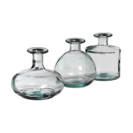 Mica Decorations Bouteille décorative Simone en verre transparent