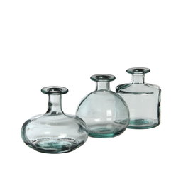 Mica Decorations Bouteille en cristal transparent Simone modèles variés Ø14 x 12 cm