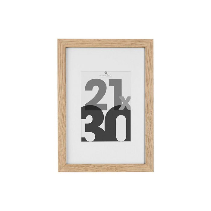 Cadre photo Atmosphera Bois Naturel (21 X 30 CM) Cadre photo Atmosphera Bois Naturel (21 X 30 CM)