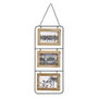 Porte photos mural Atmosphera 3 photos Bois MDF (52 x 22 cm)