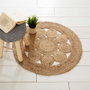 Tapis Atmosphera Naturel Jute (Ø 80 cm)