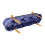 Solera 5925GW Boîte d'encastrement pour mécanismes 4 éléments 281x68x46mm Bleu/Orange