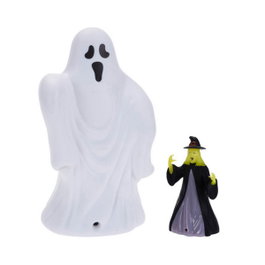Figurine Halloween avec LED et son, modèles variés, 14 cm