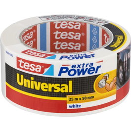 Tesa extra Power Universal Fabric Tape 50mm x 25m blanc 56388