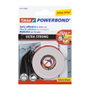 Ruban adhésif TESA Powerbond Ultra Strong 1,5 m x 19 mm Blanc