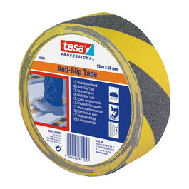 Tesa Cinta antideslizante noir/jaune 50 mm x 15 m