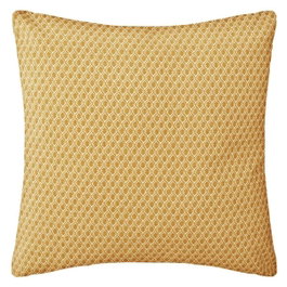 Atmosphera Coussin modèle Otto moutarde 38 x 38 cm
