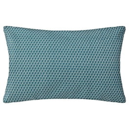 Atmosphera Coussin modèle Otto bleu canard 50 x 30 cm