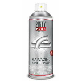 Pinty Plus Spray Galvanisé à Froid Argent