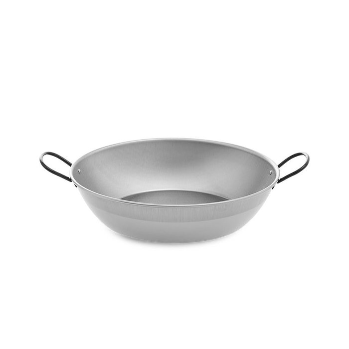 Poêle creuse avec anses Vaello Acier poli (Ø 30 cm) Poêle creuse avec anses Vaello Acier poli (Ø 30 cm)