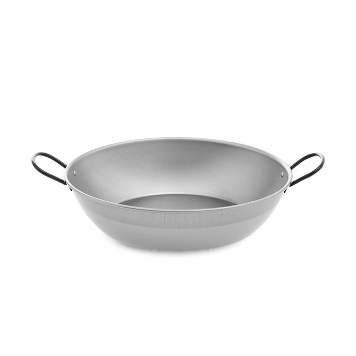 Poêle creuse avec anses Vaello Acier poli (Ø 34 cm) Poêle creuse avec anses Vaello Acier poli (Ø 34 cm)