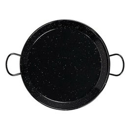 Vaello Poêle profonde émaillée avec anses Ø50cm, noir