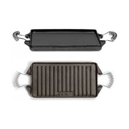 Vaello Plancha rectangulaire en fonte 47 x 27 cm