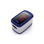 Laica ea1007 Pulsioxymètre de doigt Gris/Violet - Mesure SpO2 et Fréquence Cardiaque - 2 piles AAA incluses