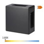Edm Aplique LED carré extérieur 6W 516lm 3000K lumière chaude IP54 11.5x11.5x5cm avec kit montage