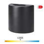 Edm Aplique LED ovale 3W 60lm 4000K lumière du jour IP54 extérieur 12x12x6cm