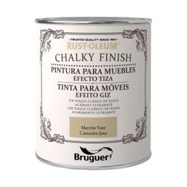 Bruguer Rust-oleum chalky finish meubles marron jute 750 ml