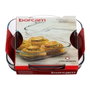 5Five Borcam Set 2 Bandeja Cuadrada Horno Cristal 220x256 mm 317,5x282,5 mm Transparente
