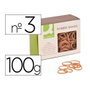 Q-Connect Gommes élastiques 100g n°3 30 x 2 mm - Lot de 100g