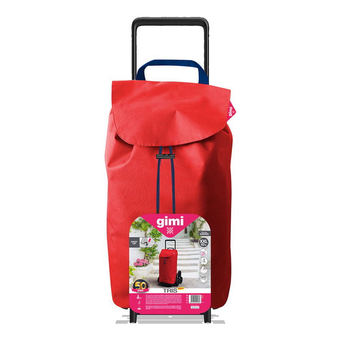 Panier à Courses Gimi Tris Urban Rouge 52 L