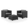 Ensemble Table avec 2 Sièges SP Berner Diva tete grafit