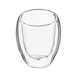 Secret Of Gourmet Tasses à café en verre à double paroi 7 cl, lot de 2