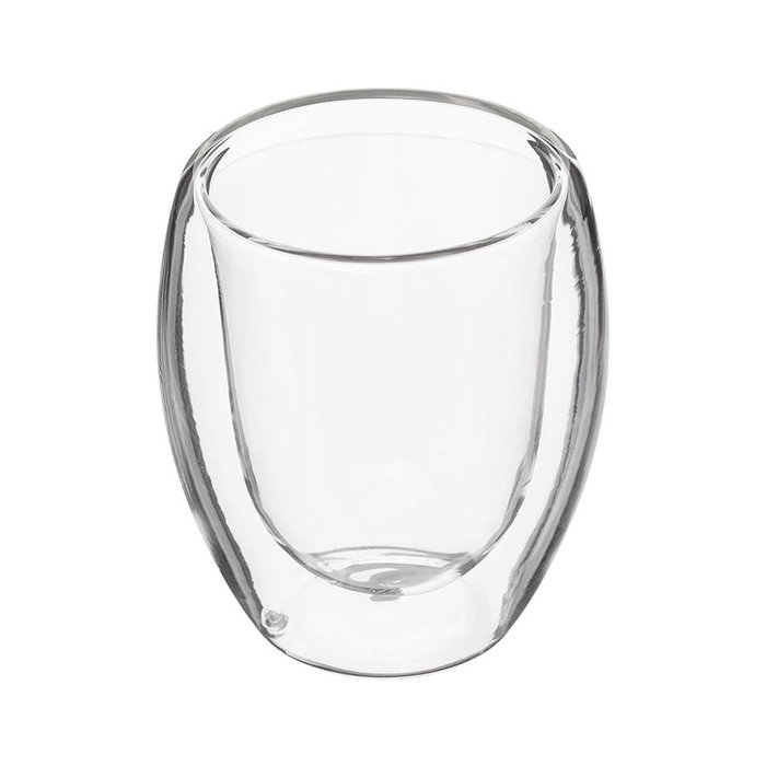 Secret Of Gourmet Tasses à café en verre à double paroi 7 cl, lot de 2 Secret Of Gourmet Tasses à café en verre à double paroi 7 cl, lot de 2