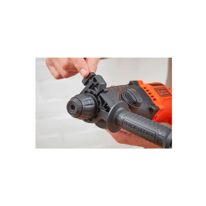 Black & Decker BEHS01K-QS - Perceuse à percussion électrique 650W (240V) - SDS-Plus, 1,4 J - Pour perçage et démolition légère