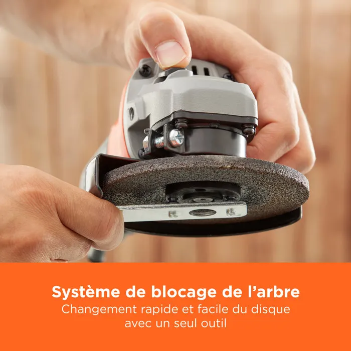 Black + Decker BEG010-QS Meuleuse d'angle filaire 710W 115mm Black + Decker BEG010-QS Meuleuse d'angle filaire 710W 115mm