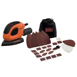 Ponceuse delta BLACK + DECKER Mouse 55W 14000 tr/min 80 cm2
