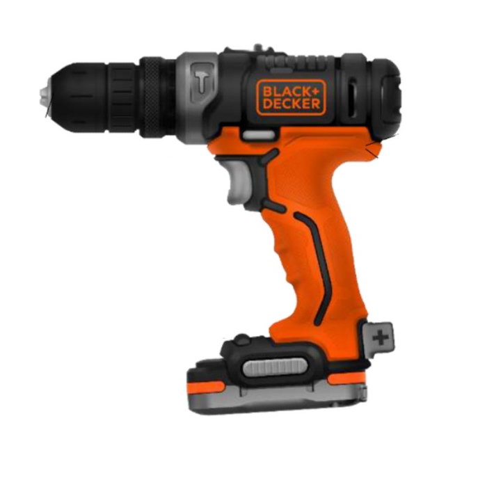 BLACK AND DECKER Perceuse sans fil 12V 1,5Ah Li-Ion avec USB BDCH12S1-XJ BLACK AND DECKER Perceuse sans fil 12V 1,5Ah Li-Ion avec USB BDCH12S1-XJ