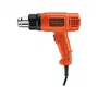BLACK+DECKER KX1650-QS Déchapeur thermique 1750W - Température max 600°C - 2 débits d'air (250/450 L/min) - Câble 2 mètres - Outil électrique filaire