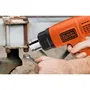 BLACK+DECKER KX1650-QS Déchapeur thermique 1750W - Température max 600°C - 2 débits d'air (250/450 L/min) - Câble 2 mètres - Outil électrique filaire