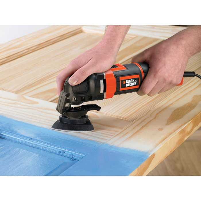 BLACK AND DECKER Multi-outil oscillant 300W avec accessoires