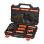 Ensemble de forets Black & Decker a7200-x Porte documents 109 Pièces