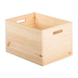 Astigarraga Caisse en pin massif 40 x 30 x 23 cm