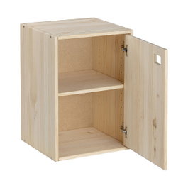 Astigarraga Meuble d'Appoint Dinamic 1 Porte en Pin Massif