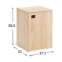Astigarraga Meuble d'Appoint Dinamic 1 Porte en Pin Massif