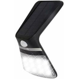 Edm Aplique solaire 3,5W 430lm avec capteur de présence noir