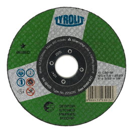 Tyrolit 223025 Disque de coupe bombé Ø115 x 2,5 x 22,23 mm pour pierre C30S-BF