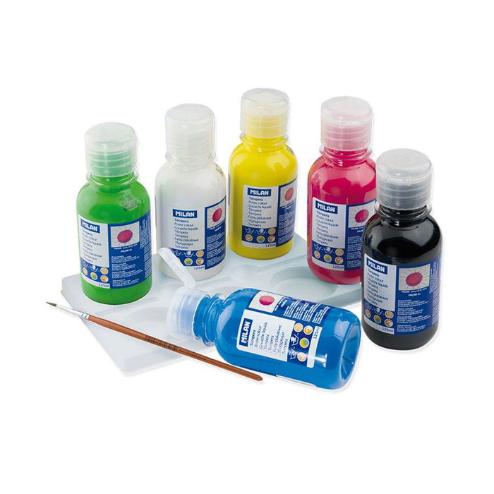 Gouache Milan 125 ml Bleu Blanc Multicouleur Peinture Gouache Milan 125 ml Bleu Blanc Multicouleur Peinture