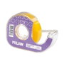 Milán Dérouleur de ruban adhésif lila avec ruban transparent 12 mm x 33 m