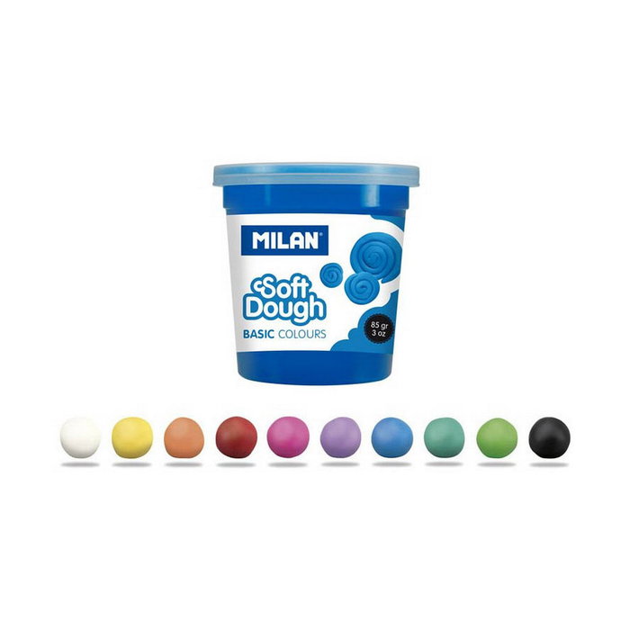 Pâte à modeler en argile Milan Soft dough 913510B Jaune Bleu Multicouleur 85 g Légumes (10 Unités) Pâte à modeler en argile Milan Soft dough 913510B Jaune Bleu Multicouleur 85 g Légumes (10 Unités)