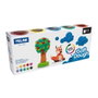 Pâte à modeler en argile Milan Soft dough 913510B Jaune Bleu Multicouleur 85 g Légumes (10 Unités)