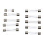 Dunlop Set de 10 fusibles en verre assortis pour voiture