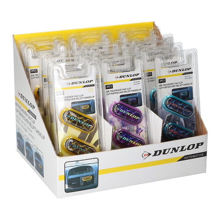 Dunlop Ambientador pour grille d'aération de voiture, modèles assortis