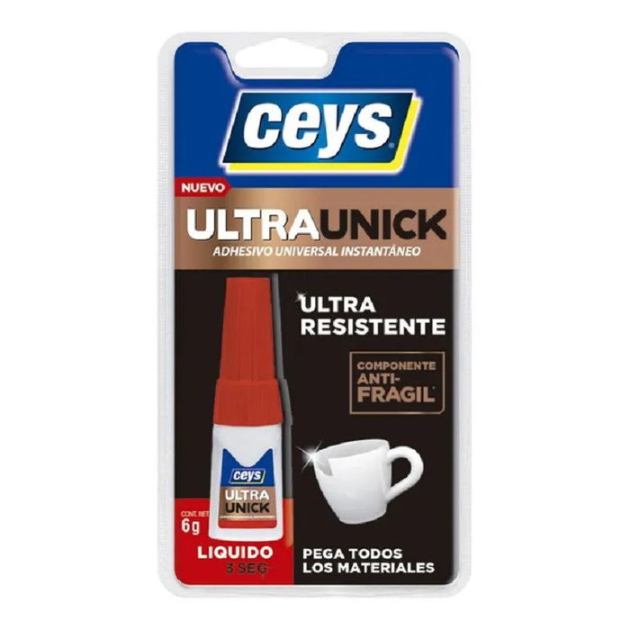 CEYS Colle Instantanée Ultraunick 6g Réf: 504044 CEYS Colle Instantanée Ultraunick 6g Réf: 504044