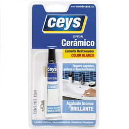 CEYS Restaurador Cerámico 505101 Blanco Brillo 15ml