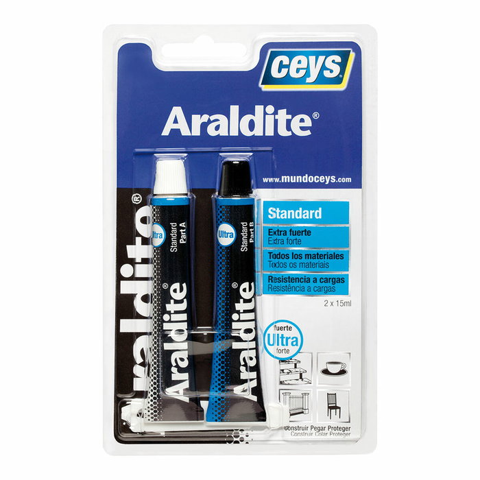 Ceys Araldite Standard 510107 Colle époxy bi-composants
